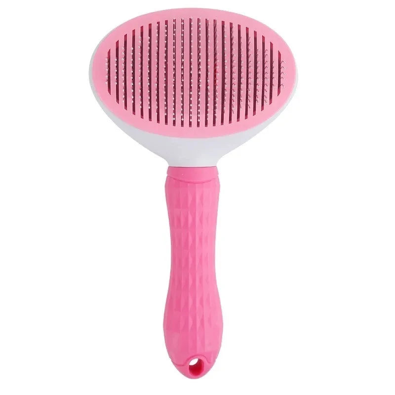 Self-Cleaning Deshedding Brush for Dogs & Cats